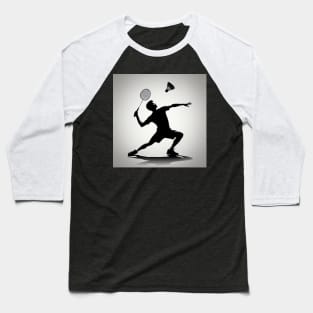 Badminton Player Baseball T-Shirt